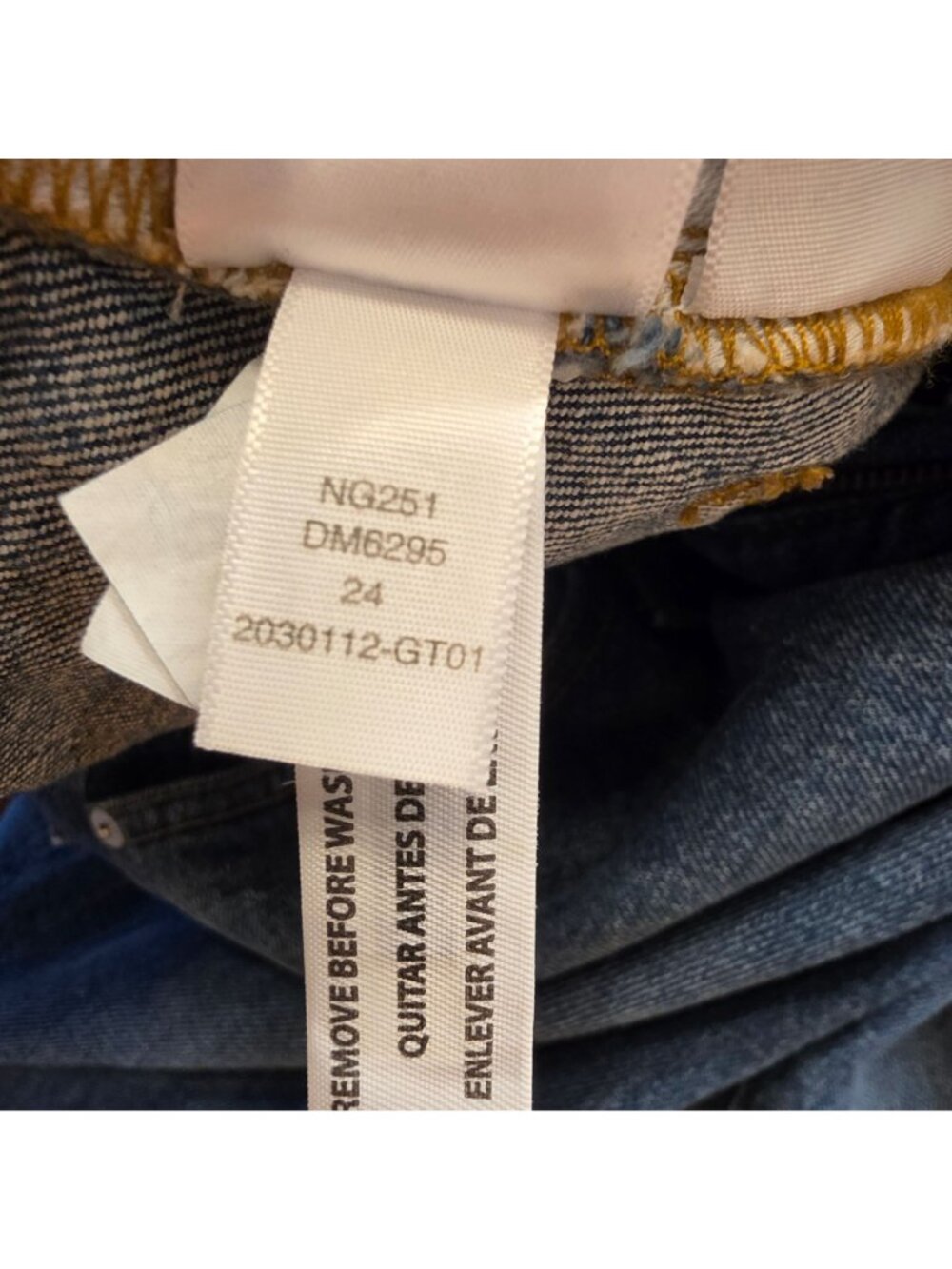 Madewell Vintage Straight Leg Jeans Medium Wash Size 24 Stretch Denim - Picture 7 of 10